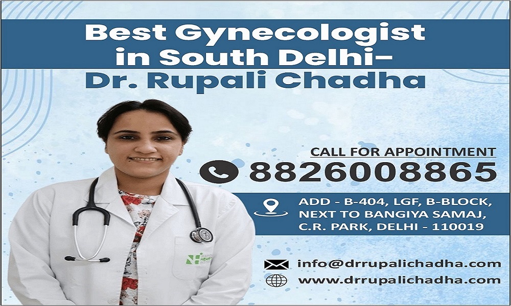 Highly Rated Female Gynecologist in South Delhi