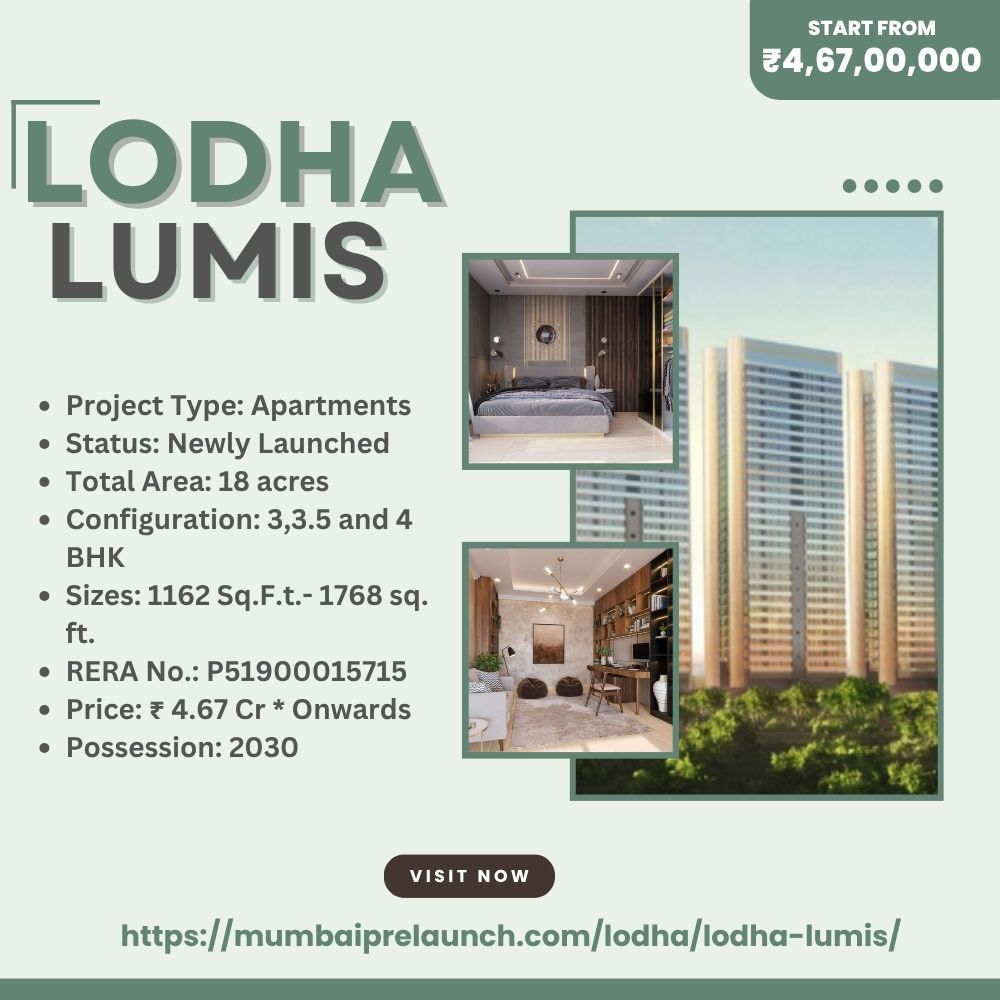 Lodha Lumis Wadala | Premium Homes in South Mumbai