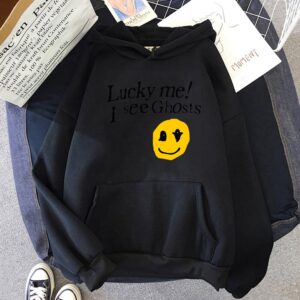 lucky me i see ghosts hoodie