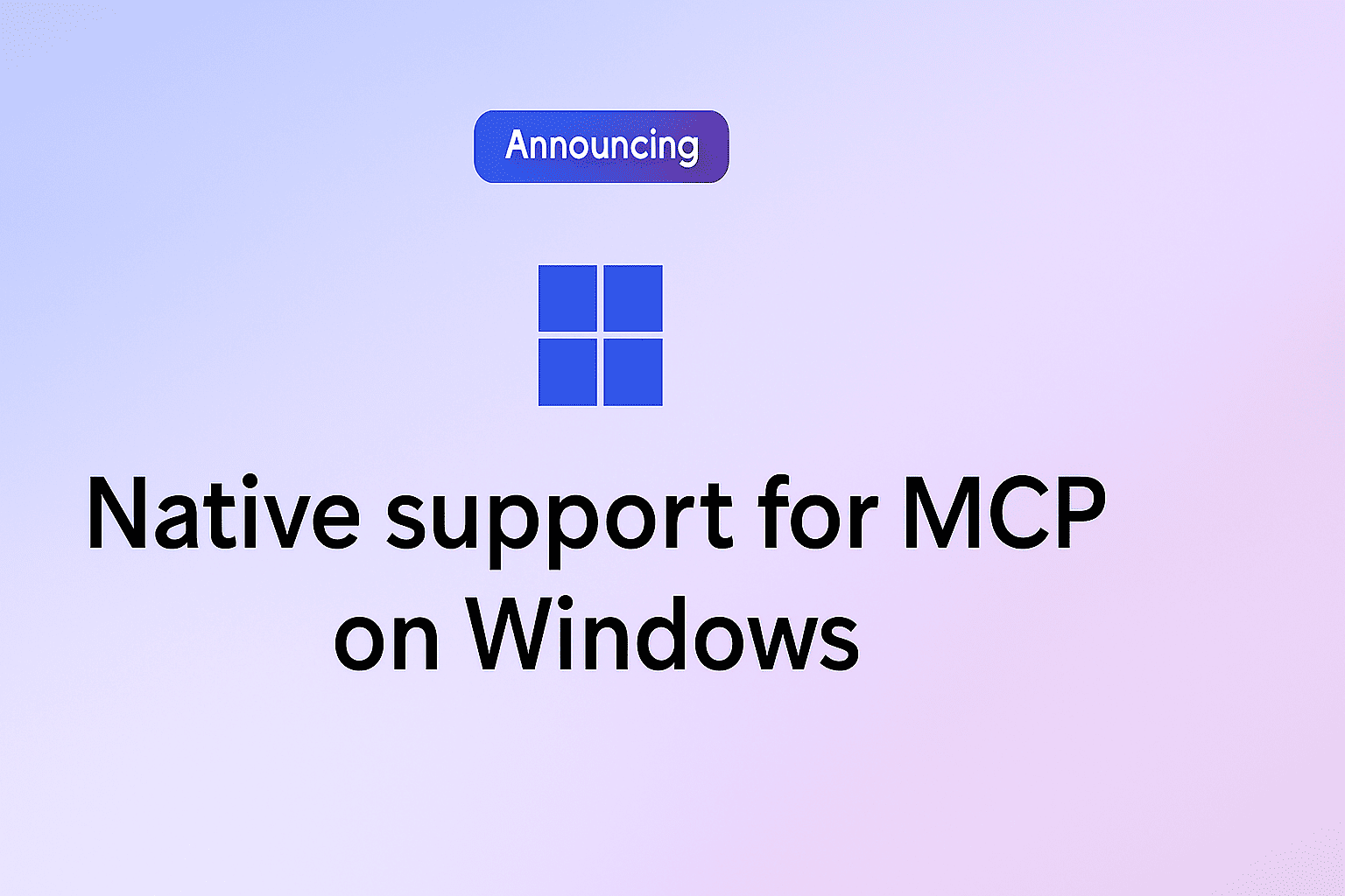 Windows 11 Native MCP Server, Redefining AI Integration